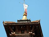 Kathmandu Bhaktapur 06-3 Nyatapola Temple Top Roof And Spire 
